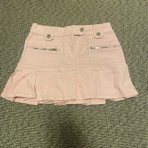 Vanilla Star pink Ruffled Mini Skirt Casual